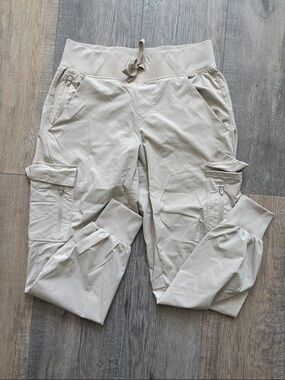 all in motion Women's Beige Cargo Jogger Pants